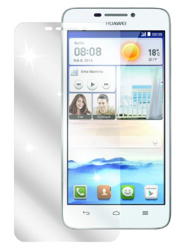 Ecultor I 6x Schutzfolie klar passend für Huawei Ascend G630 Folie Displayschutzfolie von Ecultor