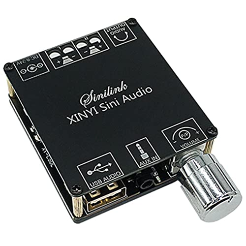 XY-C50L Bluetooth 5.0 AUX Digital Verstärker Board 2 x 50 W Lautsprecher Stereo Audio AMP Modul Home Music von Ecverbyh
