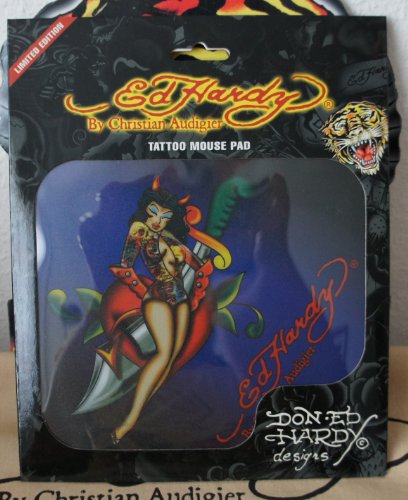 Ed Hardy Mousepad Black/Blue von Ed Hardy