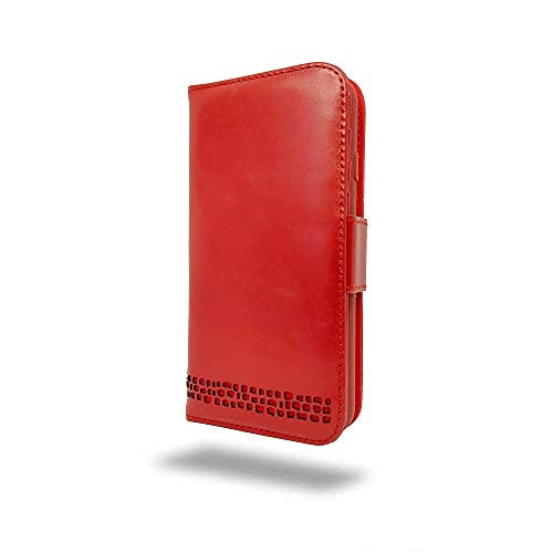 Ed Hicks Hülle für Samsung Galaxy S20 Ultra Lederhülle — 100% Echtleder — RFID Schutz — 3 Kartenfach — Geldtasche — Magnetverschluss — Handyhülle mit Standfunktion — Quad Schutz — Rot Ed Hicks Hülle für Samsung Galaxy S20 Ultra Lederhülle — 100% Echtleder — RFID Schutz — 3 Kartenfach — Geldtasche — Magnetverschluss — Handyhülle mit Standfunktion — Quad Schutz — Rot von Ed Hicks