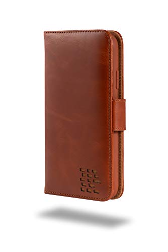 Ed Hicks Hülle für iPhone 11 Pro Lederhülle — 100% Echtleder— 3 Kartenfach — Geldtasche — Magnetverschluss — Quad Schutz — Jahrgang Braun Ed Hicks Hülle für iPhone 11 Pro Lederhülle — 100% Echtleder— 3 Kartenfach — Geldtasche — Magnetverschluss — Quad Schutz — Jahrgang Braun von Ed Hicks