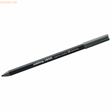 10 x Edding Fasermaler edding 1300 color pen grau 10 x Edding Fasermaler edding 1300 color pen grau von Edding