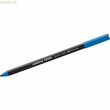 10 x Edding Fasermaler edding 1300 hellblau 10 x Edding Fasermaler edding 1300 hellblau von Edding