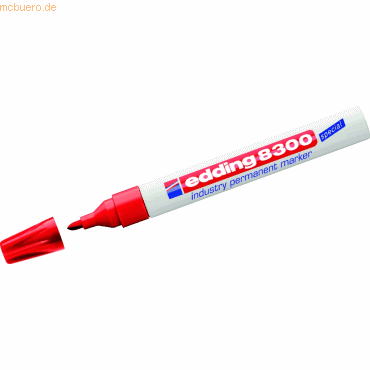 Edding Permanentmarker edding 8300 industry permanent marker rot Runds Edding Permanentmarker edding 8300 industry permanent marker rot Runds von Edding
