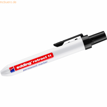 10 x Edding Permanentmarker edding retract 11 nachfüllbar Druckmechani 10 x Edding Permanentmarker edding retract 11 nachfüllbar Druckmechani von Edding