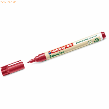 edding Permanentmarker edding 25 EcoLine rot edding Permanentmarker edding 25 EcoLine rot von Edding
