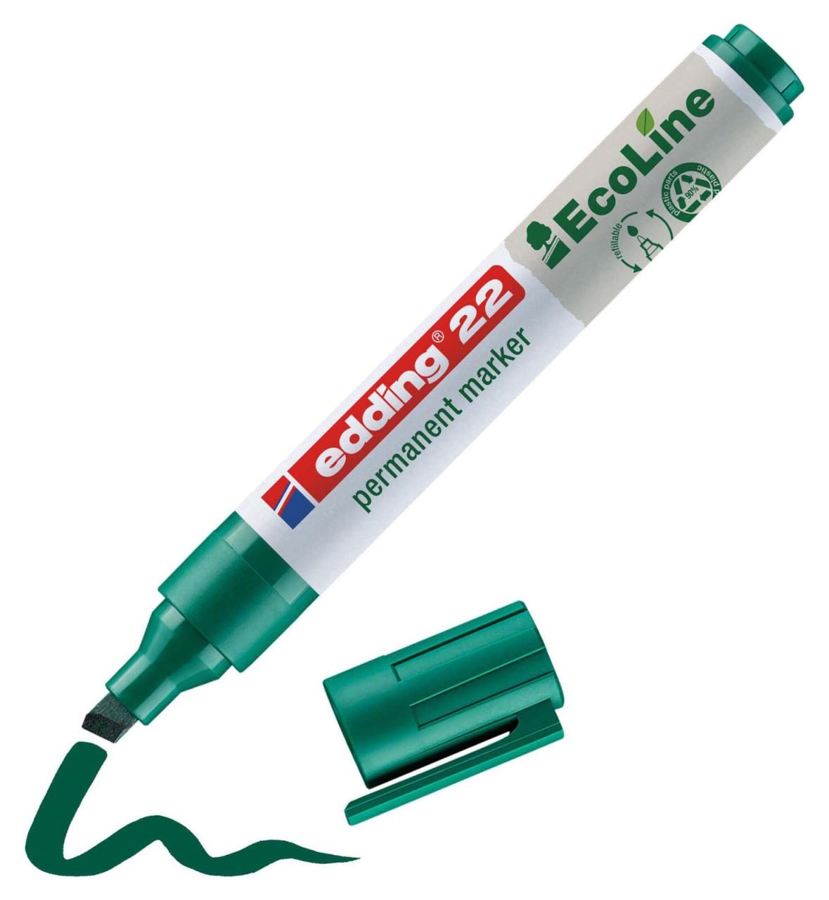 edding 22 EcoLine Permanentmarker 1.0 - 5.0 mm Grün edding 22 EcoLine Permanentmarker 1.0 - 5.0 mm Grün von Edding