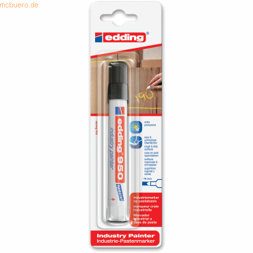 5 x Edding Industriemarker edding 950 schwarz Blister 5 x Edding Industriemarker edding 950 schwarz Blister von Edding