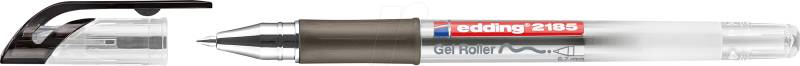 EDDING 2185SW - Gelroller, 0,70 mm, schwarz von Edding