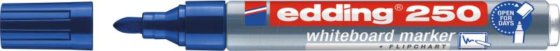 EDDING 250BL - Whiteboard Marker, 1,5 - 3,0 mm, blau von Edding