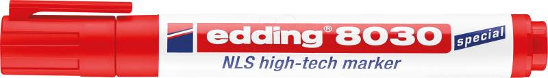 EDDING 8030RT - NLS High-Tech Marker, rot von Edding