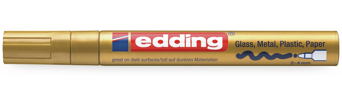 EDDING Paint-Marker, e-750 CR, gold von Edding