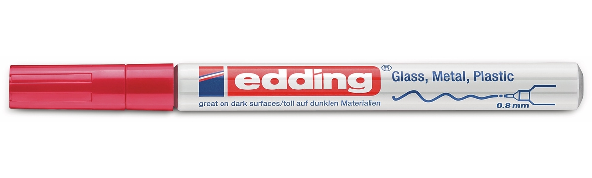 EDDING Paint-Marker, e-780 CR, rot von Edding