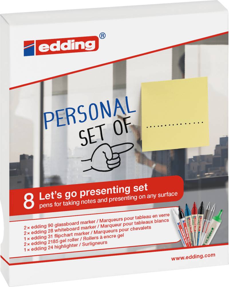 EDDING SET 03 - Personal Set für Präsentationen von Edding