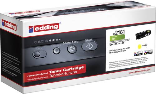Edding Toner ersetzt HP CF412X Kompatibel Gelb 18-2181 von Edding