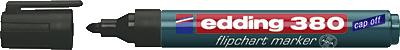 Edding 4-380001 Flipchartmarker 380 Rundspitze 1.5 - 3mm Schwarz von Edding