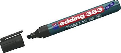 Edding 4-383001 Flipchartmarker 383 Keilspitze 1 - 5mm Schwarz von Edding