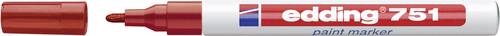 Edding 751 paint marker 4-751002 Lackmarker Rot 1 mm, 2mm von Edding