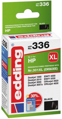 Edding Druckerpatrone ersetzt HP 301XL, CH563EE Kompatibel Schwarz EDD-336 18-336 von Edding