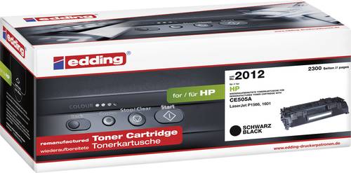 Edding Tonerkassette ersetzt HP 05A, CE505A Kompatibel Schwarz 2300 Seiten EDD-2012 18-2012 von Edding