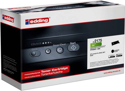 Edding Toner ersetzt HP 26X (CF226X) Kompatibel Schwarz EDD-2175 18-2175 von Edding