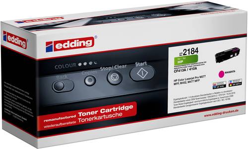 Edding Toner ersetzt HP 410A (CF413A) Kompatibel Magenta 2600 Seiten EDD-2184 18-2184 von Edding