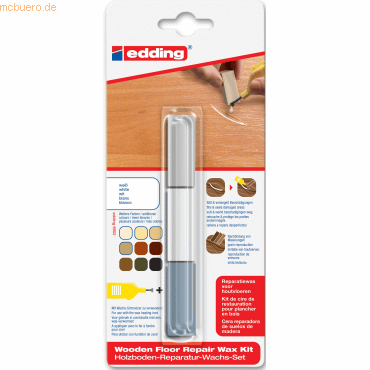 Edding Holzboden-Reparaturwachs edding 8902 Blisterverpackung weiß Edding Holzboden-Reparaturwachs edding 8902 Blisterverpackung weiß von Edding