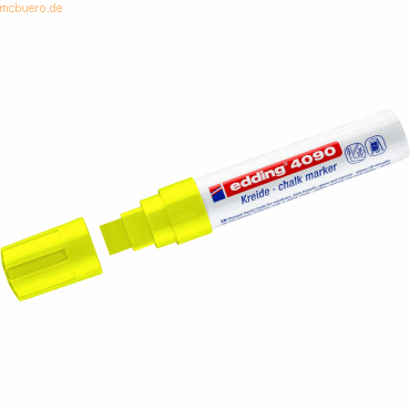 Edding Kreidemarker edding 4090 4-15mm Neongelb Edding Kreidemarker edding 4090 4-15mm Neongelb von Edding