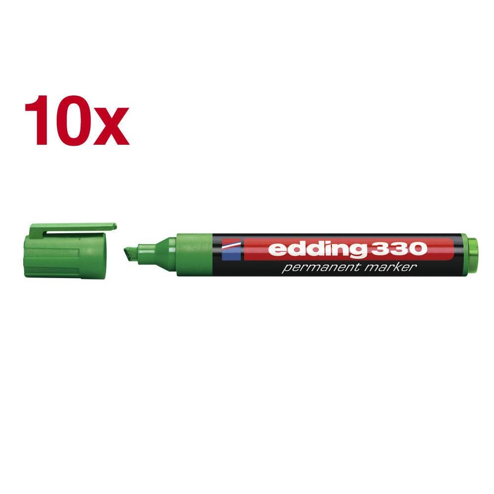 edding 330 Permanentmarker 1.0 - 5.0 mm Grün von Edding