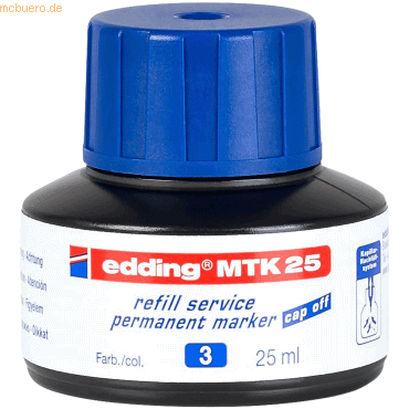 Edding Nachfülltinte edding MTK 25 refill service für edding Permanent von Edding