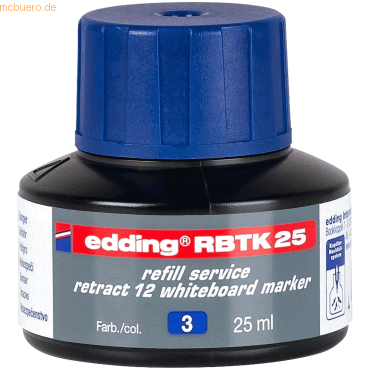 Edding Nachfülltinte edding RBTK 25 für edding Boardmarker retract 12 von Edding
