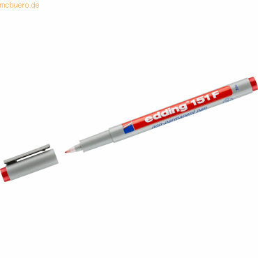 Edding OHP-Marker edding 151 F non-permanent 0,6mm rot von Edding