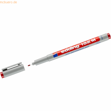 Edding OHP-Marker edding 152 M non-permanent 1mm rot von Edding