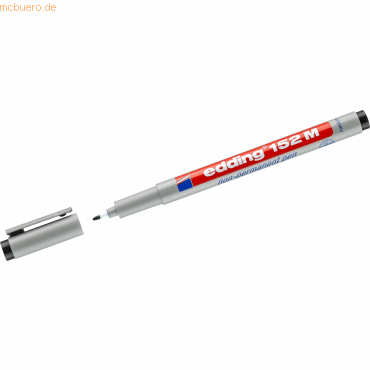Edding OHP-Marker edding 152 M non-permanent 1mm schwarz Edding OHP-Marker edding 152 M non-permanent 1mm schwarz von Edding