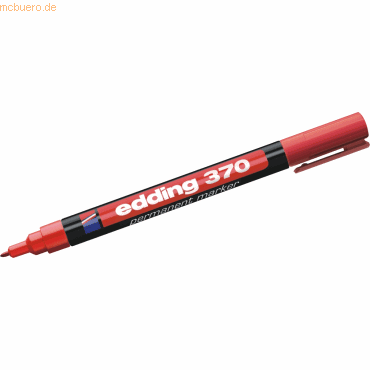 Edding Permanentmarker edding 370 rot von Edding