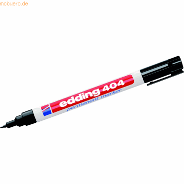 Edding Permanentmarker edding 404 0,75mm schwarz Edding Permanentmarker edding 404 0,75mm schwarz von Edding