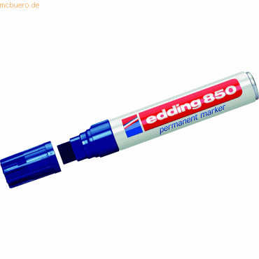Edding Permanentmarker edding 850 blau Edding Permanentmarker edding 850 blau von Edding