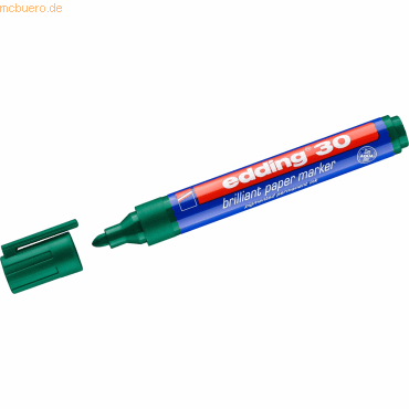 Edding Pigmentmarker edding 30 brilliant paper marker nachfüllbar 1,5- von Edding