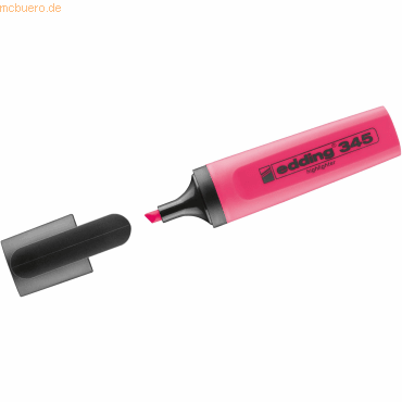 Edding Textmarker edding 345 highlighter rosa Keilspitze Edding Textmarker edding 345 highlighter rosa Keilspitze von Edding