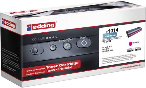 Edding Tonerkassette ersetzt Brother TN-230M, TN230M Kompatibel Magenta 1400 Seiten 1014 von Edding