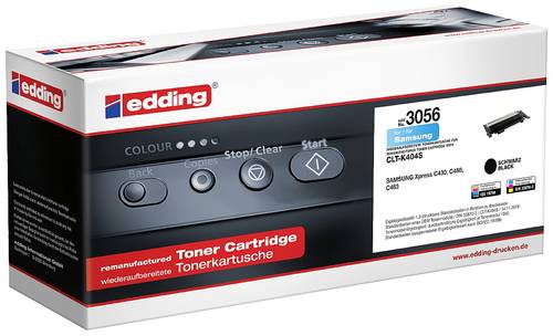 Edding Toner ersetzt Samsung CLT-K404S Kompatibel Schwarz 1500 Seiten EDD-3056 von Edding