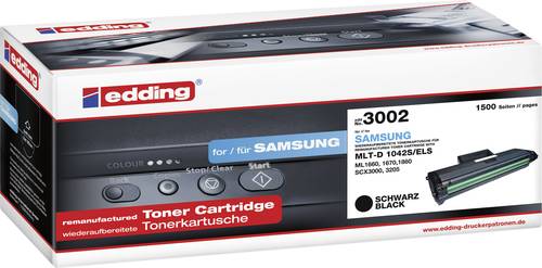 Edding Toner ersetzt Samsung MLT-D1042S Kompatibel Schwarz 1500 Seiten EDD-3002 18-3002 von Edding