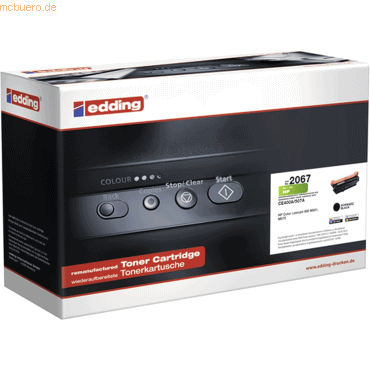 Edding Toner kompatibel mit HP CE400A black von Edding