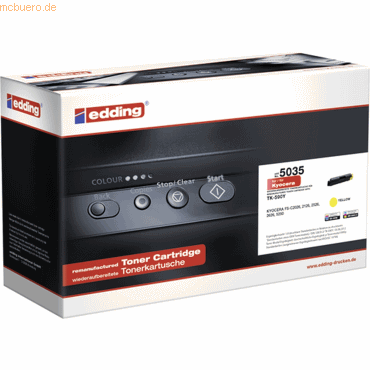 Edding Toner kompatibel mit Kyocera TK-590Y yellow Edding Toner kompatibel mit Kyocera TK-590Y yellow von Edding
