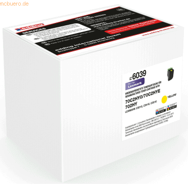 Edding Tonerkartusche Lexmark 70C2HY0 yellow Edding Tonerkartusche Lexmark 70C2HY0 yellow von Edding