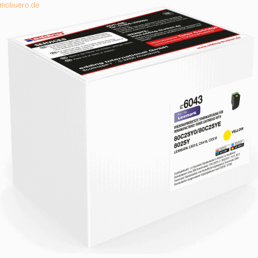 Edding Tonerkartusche Lexmark 80C2SY0 yellow Edding Tonerkartusche Lexmark 80C2SY0 yellow von Edding