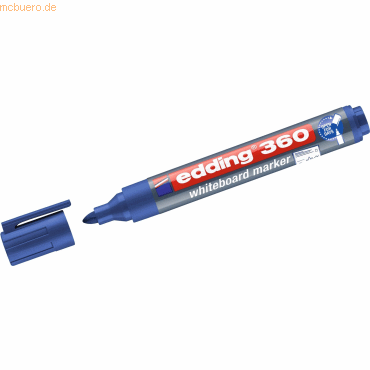 Edding Whiteboardmarker edding 360 nachfüllbar 1,5-3mm blau von Edding
