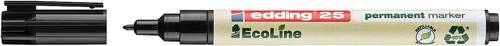Edding e-25 EcoLine 4-25001 Permanentmarker Schwarz wasserfest: Ja von Edding