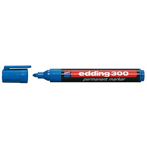 edding 300 Permanentmarker blau 1,5 - 3,0 mm, 1 St. von Edding