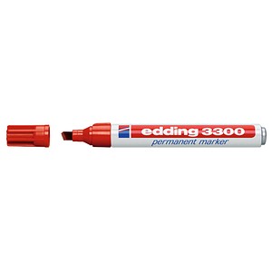 edding 3300 Permanentmarker rot 1,0 - 5,0 mm, 1 St. von Edding